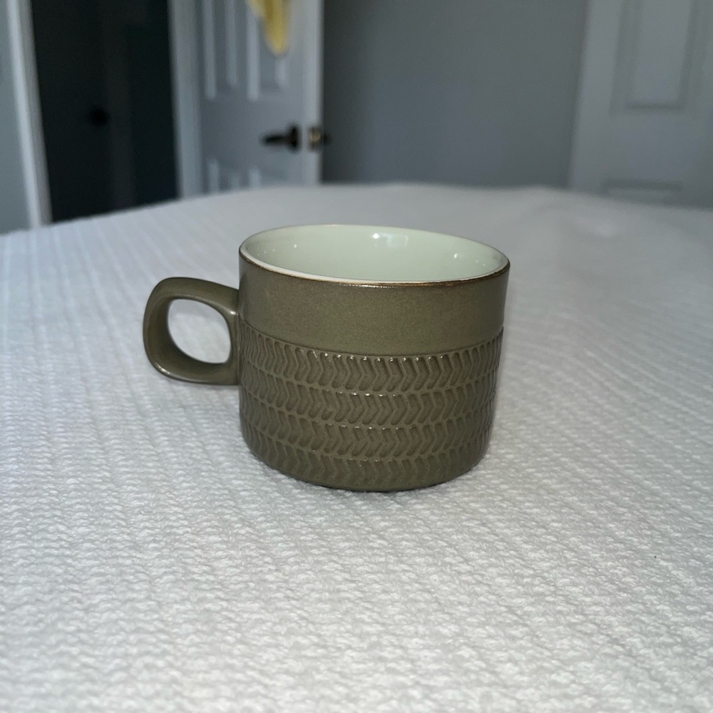 Denby Camelot forest green coffee Mug